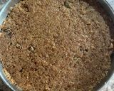 A picture of step 3 of Rava coconut burfi.
