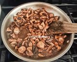 A picture of step 3 of Oyster Mushroom and Silken Tofu Soup.