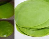Foto langkah ke 2 dari resep Greentea Mille Crepes Cake / Matcha Crepe.