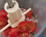 Une image de l'étape 1 de Mini-cappuccinos de tomate au jambon.