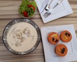 A picture of step 6 of Oven Baked Moi Moi.