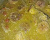 A picture of step 5 of Gatte ki sabji.