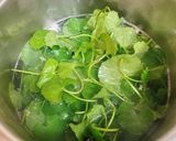 Hình bước làm 2 của món Canh Rau Má Nấu Tôm