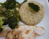 Foto del paso 8 de la receta: Filete de pavo acompañado con quinua graneado y verduras