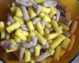 Hình bước làm 5 của món Chè meet fresh fake !