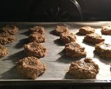 A picture of step 6 of Bite-size Banana Walnut Drop Cake with Oat Flour.