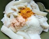 Gambar langkah 1 resipi Sotong Goreng Kunyit.