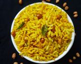 A picture of step 3 of Puffed rice masala.