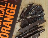 A picture of step 9 of Halloween themed Chocolate cake (pops).
