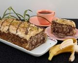 عکس مرحله 7 از دستور کیک کرامبل ماربل موزی
