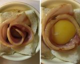 培根雞蛋土司塔的食譜步驟3照片