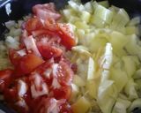 Lecsós gersli, húsgombóckákkal..🍅🌶 recept fázis 3 fotója