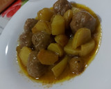 Foto del paso 5 de la receta: Albóndigas al Pedro Ximénez con papas