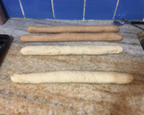 Foto del paso 3 de la receta: Pan lactal bicolor trenzado