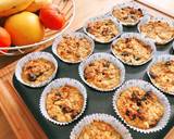 Hình bước làm 5 của món 💚 Bánh Muffin Yến Mạch Táo & Nam Việt Quất