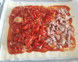 Foto del paso 1 de la receta Empanada de atún y pimientos rojos asados