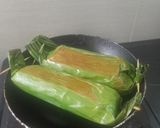 Foto langkah ke 6 dari resep Nasi Bakar Sambal Ikan Bilis.