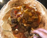 A picture of step 2 of Chili Frye Iraqi dish Jordanian style.