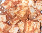 A picture of step 1 of Crispy Paneer pops.