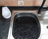 Fekete berkenye lekvár recept fázis 1 fotója