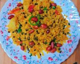 A picture of step 5 of Sprouted Black Mung Bean Poha.