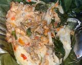Foto langkah ke 14 dari resep Nasi Bakar Teri Tempe Kemangi.