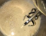 A picture of step 2 of Caffe latte(hot milk coffee).
