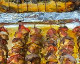 صورة لخطوة 5 من وصفة شيش طاووق 👌👌🍋🌶️🫑🧅🍢🍡🍗🍗🍗🍗🍗🍗🫑🧅🫑🧅🌶️🧄🧄