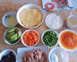 A picture of step 1 of Causa Rellena with Tuna Chunks.