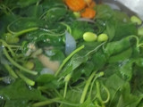Sayur Bening Bayam Edamame