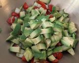 Foto del paso 7 de la receta Tabulé Estilo Marroquí con Melón Cantalupo y Pechuga con Cebolla Caramelizada en Salsa de Ostras !!!