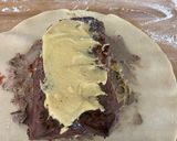 A picture of step 3 of Beef Wellington.