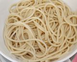 A picture of step 1 of Stir fry spaghetti special.