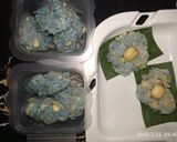 Hình bước làm 7 của món Ăn dặm cho bé: Xôi hạt sen màu hoa đậu biếc