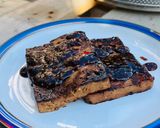 A picture of step 6 of BBQ tofu teriyaki.