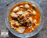 Foto langkah ke 3 dari resep Seblak cilok (aci).