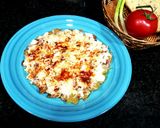 Foto del paso 5 de la receta: Queso feta y mozzarella sobre patata con chorizo