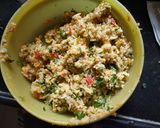 A picture of step 4 of Rice bonda.
