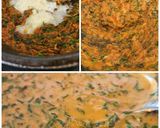 A picture of step 4 of Lasooni Methi.