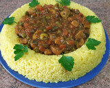 Foto del paso 4 de la receta: Pollo con arroz receta más fácil, rica y rápida /comida de Marruecos
