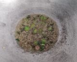 A picture of step 6 of Maize baffle with mix daal.