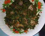 Foto langkah ke 6 dari resep Oseng daun singkong ati empela.