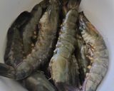 A picture of step 1 of Fried Tiger Prawns.