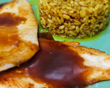 Foto del paso 6 de la receta: Pollo con salsa de naranja y arroz frito al curry