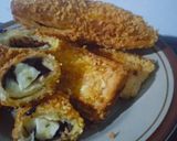 Foto langkah ke 6 dari resep Roti Gulung Pisang Coklat Keju.
