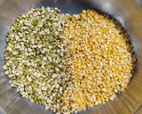 A picture of step 1 of Protein rich healthy mix dal dosa with tangy tomato chutney.