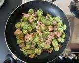 Foto del passaggio 5 della ricetta Riso con zucchine e gamberetti