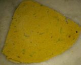A picture of step 3 of Moong Dal Triangle Paratha.