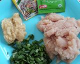 Foto langkah ke 1 dari resep Cilok Ayam Mercon | Cilok Keju Bumbu Kacang.