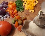 Foto del paso 1 de la receta: Cazuela de gírgolas, lomo y vegetales